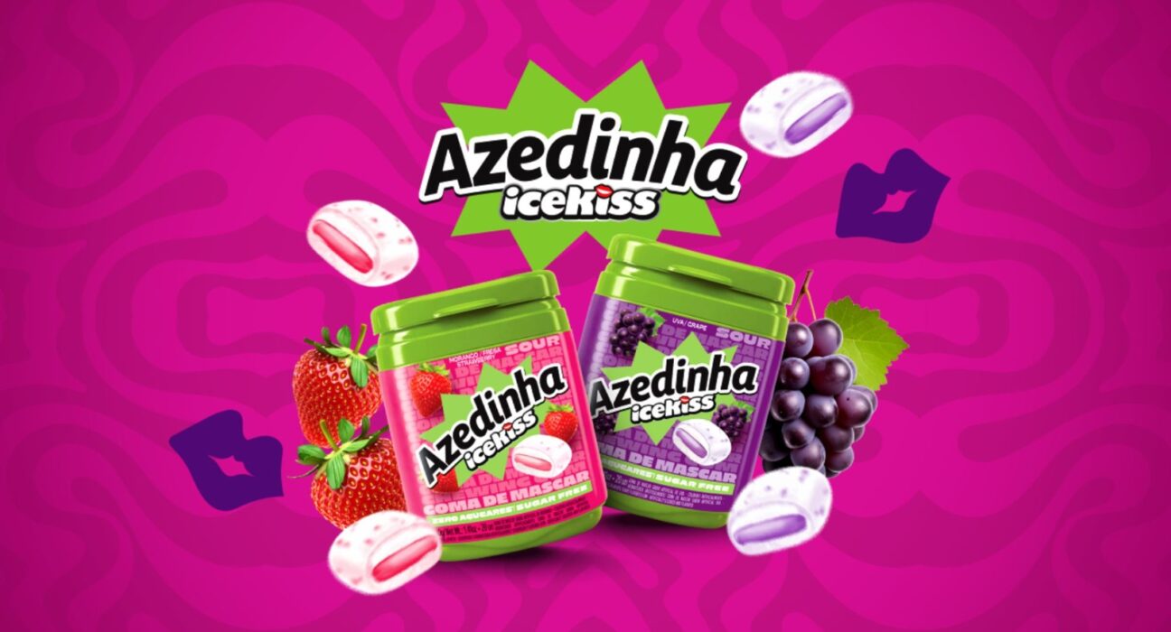 Icekiss Azedinha estreia em gomas de mascar zero açúcar