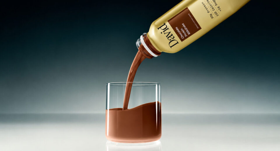 David lança milkshake proteico com 30 g de proteína