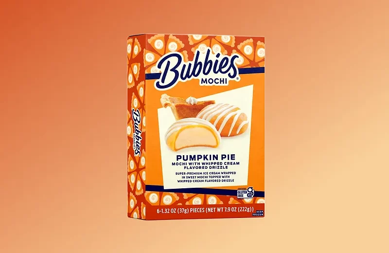 Bubbies leva torta de abóbora ao sorvete mochi