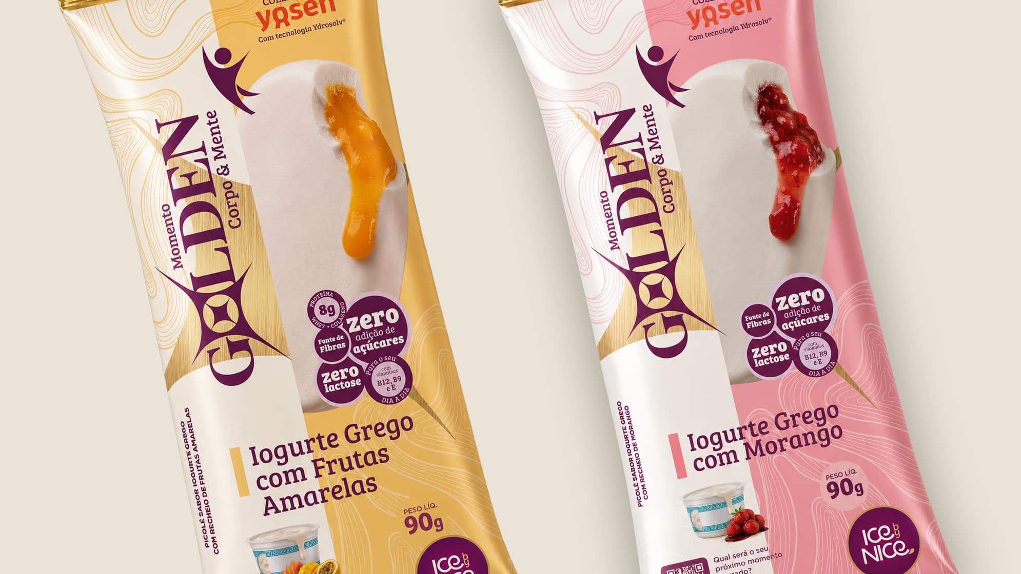 Ice by Nice lança sorvete com proteína na linha Golden