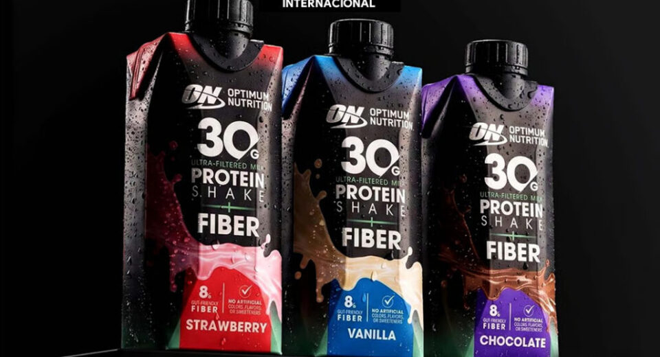 Optimum Nutrition lança bebida proteica com fibras