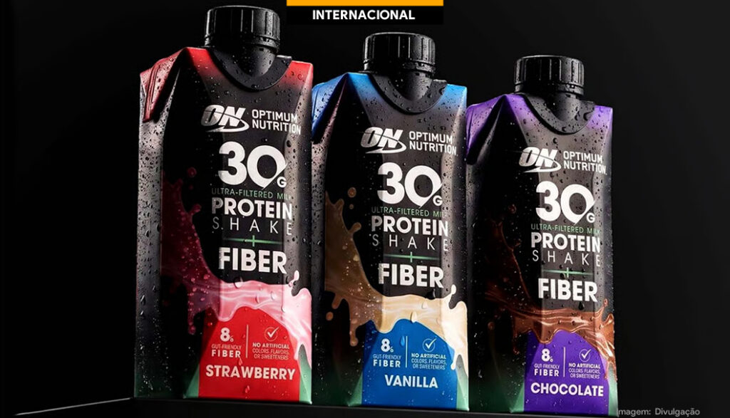 Optimum Nutrition lança bebida proteica com fibras