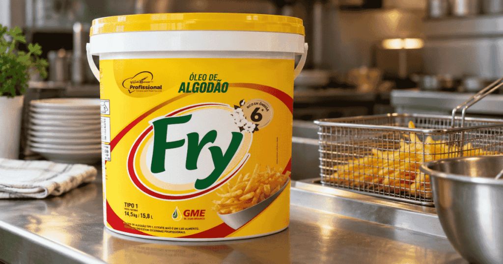 Óleo de algodão da M. Dias Branco chega ao food service
