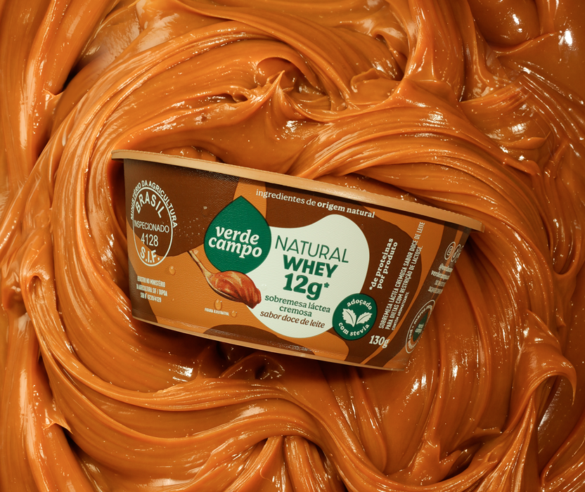 Verde Campo lança sobremesa proteica de doce de leite