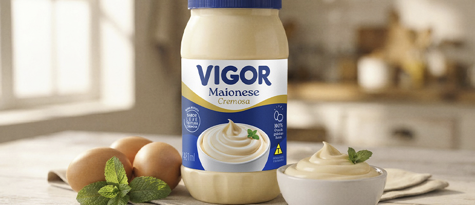 Maionese Vigor tem nova fórmula com redução de sódio