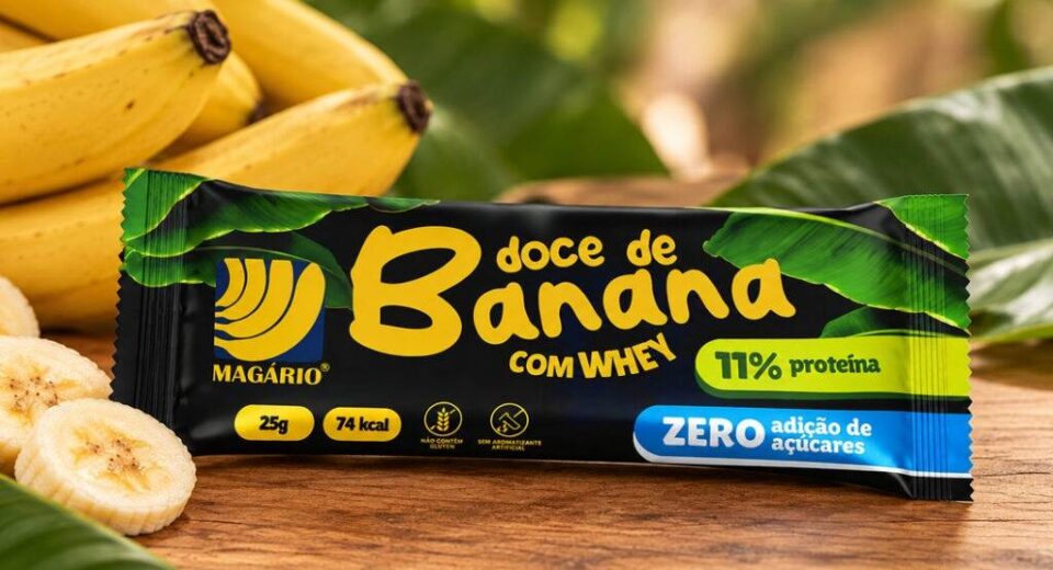 Doce de banana com whey: Magário lança duas versões