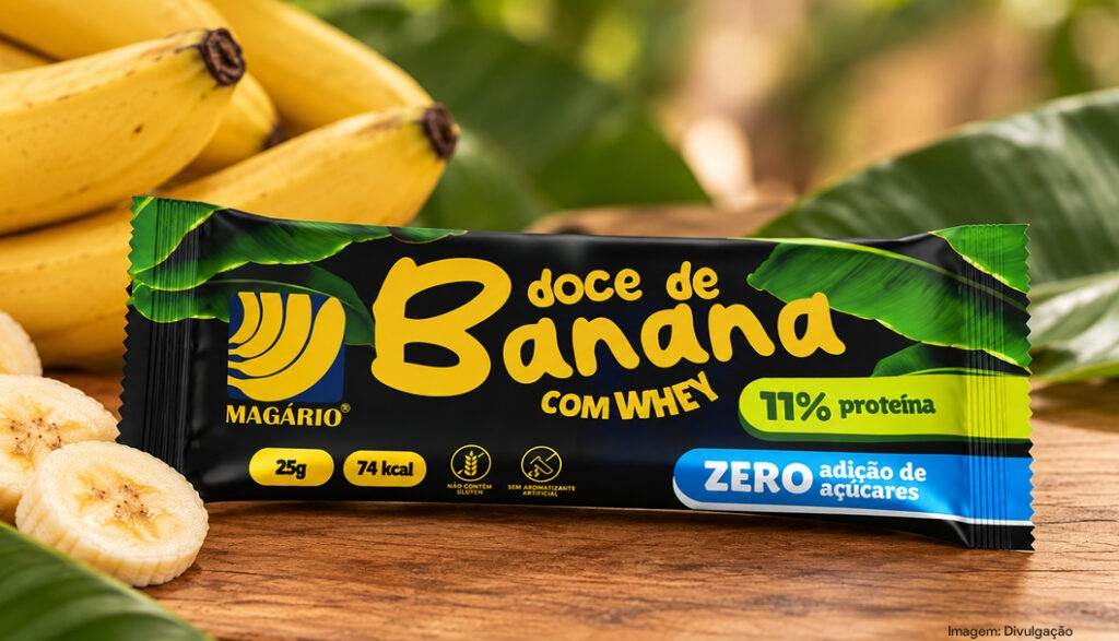 Doce de banana com whey: Magário lança duas versões