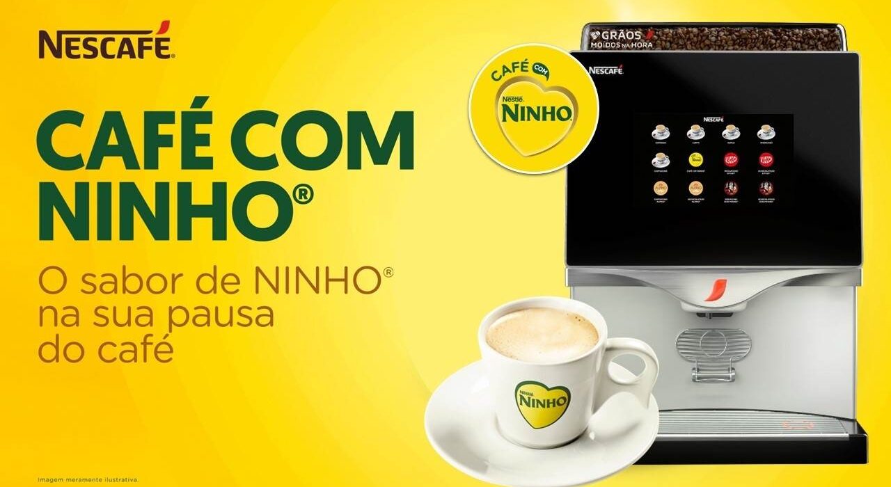 Café com Ninho chega às máquinas Nescafé Professional