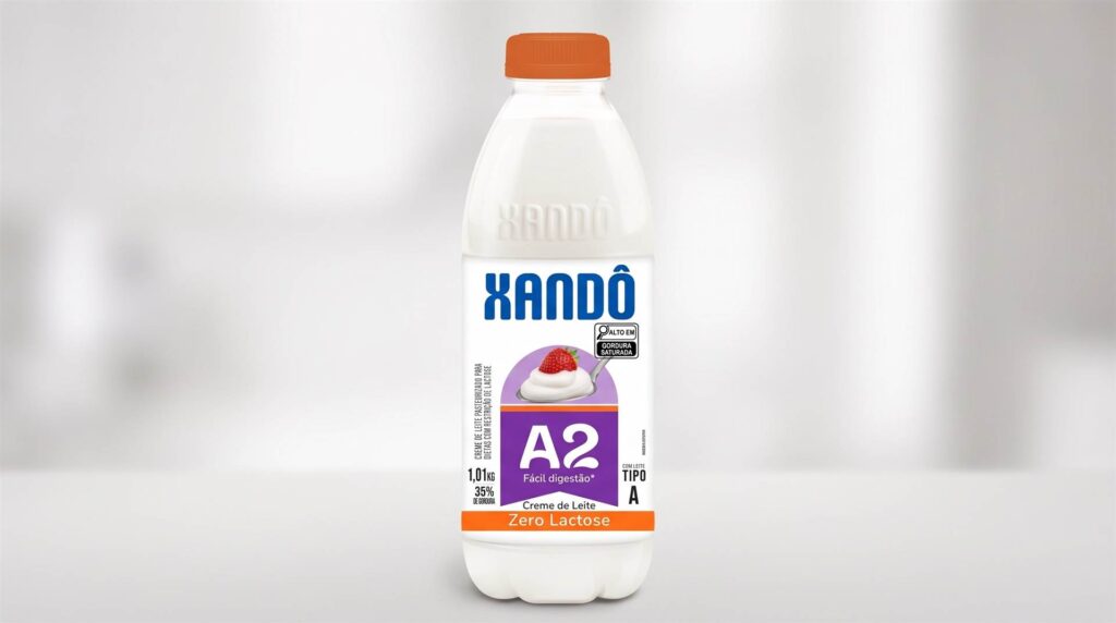 Creme de leite A2 zero lactose é lançado pela Xandô