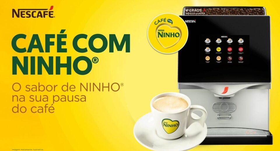 Café com Ninho chega às máquinas Nescafé Professional